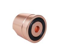 Yinhing Supporto Manuale Uomo Base in Lega di Alluminio Accessorio Elegante per la Toelettatura e l'organizzazione Elegante del Bagno (Oro rosa)