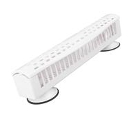 Yinhing Supporto per uno Styling Sicuro Ventose Innovative Pettine Integrato Design Ventilato Rastrelliera per Capelli Intrecciata Professionale Finitura Bianca per e Lunghezze di Capelli (WHITE)