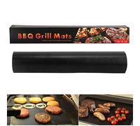 Yinhing Tappetini per Barbecue Antiaderenti da 5 Pezzi Tappetini per Griglia Riutilizzabili per Barbecue all'aperto e Al Coperto per Pollo Pesce Verdure Pizza Accessorio di Cottura Facile e Versatile