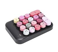 Yinhing Tastiera Numerica con Copritasti in Cioccolato per la Commutazione della Direzione del Gioco Connessione Modello AK18 Design Elegante Accessorio da Gioco Ergonomico (BLACK)