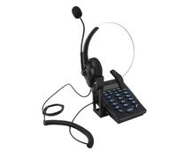 Yinhing Telefono Aziendale con Display Digitale e Incluso HT710 Telefono Multifunzionale per Call Center da Ufficio Compatto con Tastiera per Auricolare per le Aziende