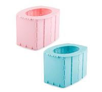 Yinhing Toilette Salvaspazio Portatile Pieghevole per Auto per Bambini, Ideale per Campeggio, Escursionismo, Viaggi su Strada e Avventure all'aria Aperta Compatta e Facile Trasportare per la