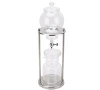 Yinhing Torre Antigoccia per Birra Fredda in Vetro Riutilizzabile Premium da 600 Ml con Supporto in Acciaio Inossidabile Dal Design Trasparente per gli Amanti del caffè Freddo Fai da Te e un Sapore