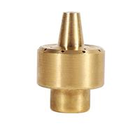 Yinhing Ugello per Fontana per Laghetto da Giardino con Colonna in Ottone, Spruzzo da 3/4", Bellissima Finitura Dorata, Design Versatile per la Decorazione del Giardino e della Casa (1/4")