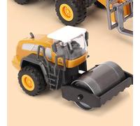 Yinhing Veicolo da Costruzione in lega: Set da Gioco per Veicoli da Trasporto in Scala 55 per Bambini e Ragazzi con Carrello Elevatore, Camion con Cassone Ribaltabile, Escavatore e Accessori da