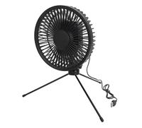 Yinhing Ventilatore da Campeggio Solare da 10 W con Treppiede Ventilatore da Esterno Portatile IP67 per Picnic in Campeggio Viaggi Forte Ricarica di Energia Eolica
