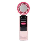 Yinhing Ventola di Raffreddamento Al Ghiaccio Ricaricabile Ricaricabile da 4000 MAh Impostazioni a velocità 100 con Display Digitale a LED per Campeggio per Esterni da Viaggio (PINK)