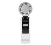 Yinhing Ventola di Raffreddamento Al Ghiaccio Ricaricabile Ricaricabile da 4000 MAh Impostazioni a velocità 100 con Display Digitale a LED per Campeggio per Esterni da Viaggio (WHITE)