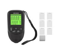 Yinhing Vernice di Spessore di Rivestimento di Rivestimento Professionale Spessore Misurazione Alta Precisione 3 unità Rilevamento del Substrato Automatico con Statistiche Sui Dati per (BLACK)