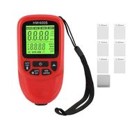 Yinhing Vernice di Spessore di Rivestimento di Rivestimento Professionale Spessore Misurazione Alta Precisione 3 unità Rilevamento del Substrato Automatico con Statistiche Sui Dati per (rosso)