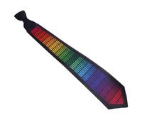 Yinhing Vestito da Festa Illuminato con Cravatta a LED Attivata dal Suono per Uomini e Donne per DJ Bar Feste Festival Costumi di Halloween e Carnevali