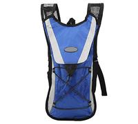 Yinhing Zaino in Bicicletta, Zaino in Corsa con Design a Griglia 2L Blu Tessuto Non Tessuto + Polyester Portable Sports Bike Bike Backpack per Sport in Bicicletta