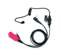 YiNiTone EAP-2 - Tubo d'aria acustico nascosto con PTT/MIC compatibile con Kenwood Baofeng SAMCOM BTECH Retevis Walkie talkie per UV-K58 UV-5R BF-888S UV-32 BF-F8HP UV82C UV5X3 Seris radio