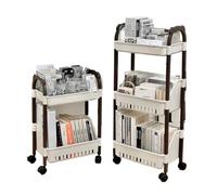 Yinj9562fg Piedistallo Scaffale mobile for documenti, scaffale for snack for libri, libreria semplice accanto alla scrivania Stile Industriale(56cm)