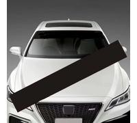 yinjieEUR Parasole per Parabrezza Anteriore per Nissan GT-R 2007-2022 R35, Adesivo per Parabrezza Anteriore, Adesivo per Parabrezza Auto, PVC Materiale Windows Decal Adesivi,Pure Black