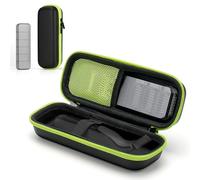 Yinke Borsa per rasoio elettrico O Blade QP2734 QP2724 QP2824 QP6551 QP4631 O Blade Pro 360, borsa da viaggio per Braun Series 3/5/7/9, custodia rigida da viaggio, verde, moderno