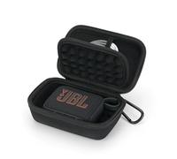 Yinke Custodia per altoparlante Bluetooth portatile JBL GO 4/GO3/GO2, custodia rigida da viaggio (nero)