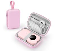 Yinke Custodia per etichettatrice Phomemo D30 D35/NELKO P21/NIIMBOT D11/JADENS D110/SUPVAN E10, contenitore rigido per il trasporto di etichette portatile Bluetooth, rotolo di carta nastro e USB (solo