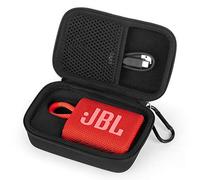 Yinke - Custodia per JBL GO 3 Mini altoparlante Bluetooth, custodia rigida con spugna borsa porta oggetti (Nero)