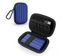 YINKE Custodia Rigida per Samsung Memorie T7 Shield / T9 / T7 / T7 Touch SSD Esterno Portatile da 1T 2T 500 GB, USB 3.2, Hard Disk SSD Esterno Guscio Rigido Borsa da Viaggio（Blu）