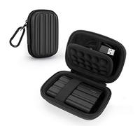 YINKE Custodia Rigida per Samsung Memorie T7 Shield/ T9 / T7 / T7 Touch SSD Esterno Portatile da 1T 2T 500 GB, USB 3.2, Hard Disk SSD Esterno Guscio Rigido Borsa da Viaggio (Black)