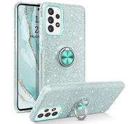 YINLAI Custodia per Samsung Galaxy A52, con glitter per Samsung A52S, con supporto ad anello a 360 gradi, supporto magnetico per auto, resistente agli urti, per Samsung A52/A52S 5G, colore argento