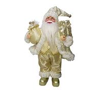 YiNLuax 30 cm multicolore Babbo Natale statuetta decorazione adatta per la scuola, celebrazioni di Natale, decorazione per la casa e le vacanze, statuette di Babbo Natale da collezione Natale