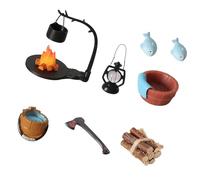 YiNLuax Accessorio per Catasta Legno Case delle Bambole Campeggio Legna da Ardere Campeggio La Progettazione Paesaggi Favola Caminetti in Miniatura Case delle Bambole