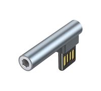 YiNLuax Adattatore da USB a 3,5 mm per ascolto stereo e chiamate, compatibile con computer fissi e portatili per ascoltare stereo e convertitori per cuffie per chiamate