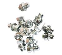 YiNLuax Bullone di ormeggio del freno zincato resistente con impugnatura rinforzata in fibra per regolatore del cavo del freno in acciaio per ciclo