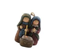 YiNLuax Ciondolo in resina per presepe natalizio, decorazione per interni e case di vacanza