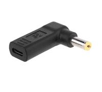 YiNLuax Convertitore di alimentazione per notebook Tipo-C Femmina a 5.5X1.7MM Scam Pubblica Gomito Veloce per Adattatore Del Computer Portatile 5630 5735 5920 Adattatore Usb a Usb C