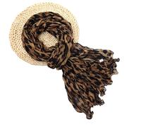 YiNLuax Elegante sciarpa plissettata in poliestere multiuso sciarpa lunga per primavera autunno abbigliamento quotidiano ufficio tutti gli accessori abbinati scialle avvolgente collo, M, Taglia unica