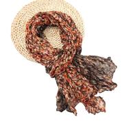 YiNLuax Elegante sciarpa plissettata in poliestere multiuso sciarpa lunga per primavera autunno abbigliamento quotidiano ufficio tutti gli accessori abbinati scialle avvolgente collo, B, Taglia unica