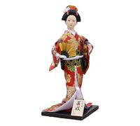 YiNLuax Exquisites - Bambole kimono giapponesi da 30 cm, realizzate a mano, bambole geisha giapponesi, folk per appassionati di cultura, cercatori unici, decorazioni tradizionali giapponesi