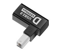 YiNLuax Flessibile USB 2.0 Tipo Maschio a Femmina Adattatore per Hard Disk Stampanti Scanner Collegamento Doppia Schermatura Adattatore Scanner Prolunga Cavo