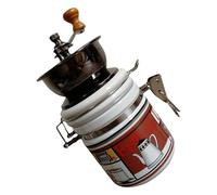 YiNLuax Macinacaffè manuale classico con macina in ceramica per macinacaffè coerente adatto per uso domestico ed esterno Macinacaffè in legno