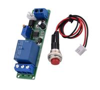 YiNLuax Modulo di controllo temporizzazione, 12 V, ritardo del ciclo, temporizzazione, tempo relaying, ritardo regolabile per progetto elettronico, dispositivi di automazione, timer relaying