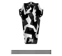 YiNLuax Parafango universale per bicicletta, impermeabile, rimovibile, per bici da strada, anteriore e posteriore, parafango per bicicletta