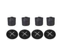 YiNLuax Piatti automatici per piante per ciotole in tessuto, include 4 terreni con struttura di irrigazione efficiente e aerato sicuro per i bambini, migliore sviluppo delle radici, piatti da