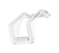 YiNLuax Piccolo supporto per computer per modello S12 Supporto acrilico trasparente per abbassare la temperatura del dispositivo Design salvaspazio Supporto acrilico portatile