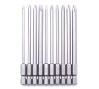 YiNLuax Set di 10 punte per cacciavite precise, lunghezza 100 mm, SL3.0/SL4.0/SL5.0/SL6.0 PH1/PH2, adatte per & traverse