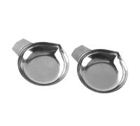 YiNLuax Vassoi in acciaio inox per pesare piatti per bilancia da cucina gioielli cottura e analisi Misure precise Facile