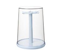 YiNLuax Vetrina rotante a 360 gradi con custodia antipolvere trasparente per gioielli giocattolo da collezione in PP costruzione Tilt Proof Jewelry Exhibition Case, Misura unica, come descritto