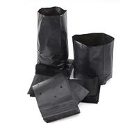 YINLUCK 50/100 Pz PE Sacchetti Di Plastica Vivaio Nero Piantare Crescita Tasca Giardino Fiore Piantina Di Ortaggi Coltivazione Piantagione Contenitore(50pcs,40x40cm)