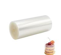 Yinluluna 1 rotolo di acetato trasparente per torte, 10 x 900 cm, fogli di acetato trasparente per cioccolato, mousse, decorazioni per bordi (10 cm)