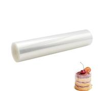 Yinluluna 1 rotolo di acetato trasparente per torte, 20 x 900 cm, fogli di acetato trasparente per cioccolato, mousse, decorazioni per bordi (20,3 cm)