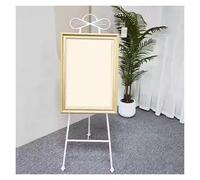 YINMAN Espositore A Cavalletto, Espositore For Matrimoni, Ripiano Regolabile, Facile Da Piegare, For Uso Domestico E Commerciale(White)