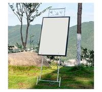 YINMAN Espositore A Cavalletto,ripiano Da Pavimento Regolabile In Ferro,treppiede Pieghevole Con Catena,facile Da Installare,for Uso Interno Ed Esterno(Silver)