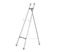 YINMAN Espositore A Cavalletto, Supporto Da Pavimento Regolabile, Treppiede Portatile, For Esporre Cartelli, Poster, Cornici For Foto E Dipinti.(Silver,150x55cm)